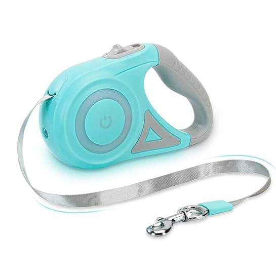 Qpets® Green Luminous Automatic Retractable Dog Leash Qpets® Green Luminous Automatic Retractable Dog Leash